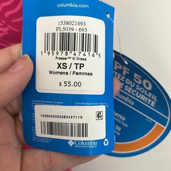 Womens Columbia PFG Freezer III Dress Size XS - Picture 3 of 8